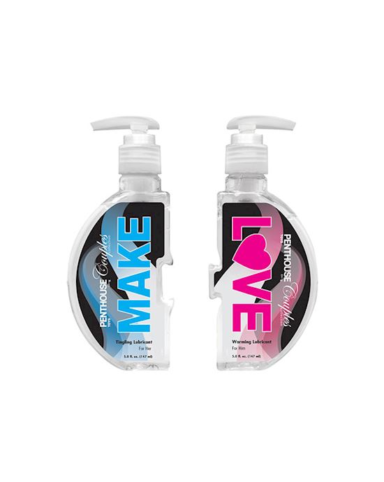 Penthouse Couples Collection Make Love Warming And Tingling Lubricanttwo 5 Fl Oz 147 Ml Bottles