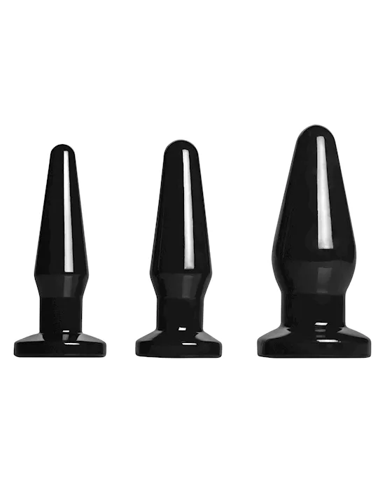Anal Plug Set- Level Up 3 Piece