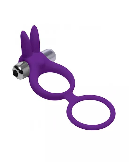 Throbbin Hopper Cock And Ball Ring With Clit Stimulator