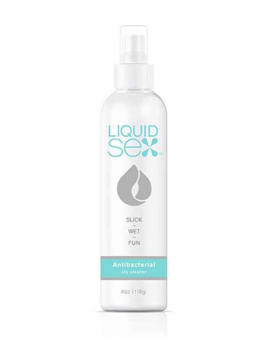 Liquid Sex Antibacterial Toy Cleaner 4 fl oz 118 ml Spray Bottle