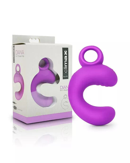 Climax Elite Diana Rechargeable 9x C-shaped Vibe