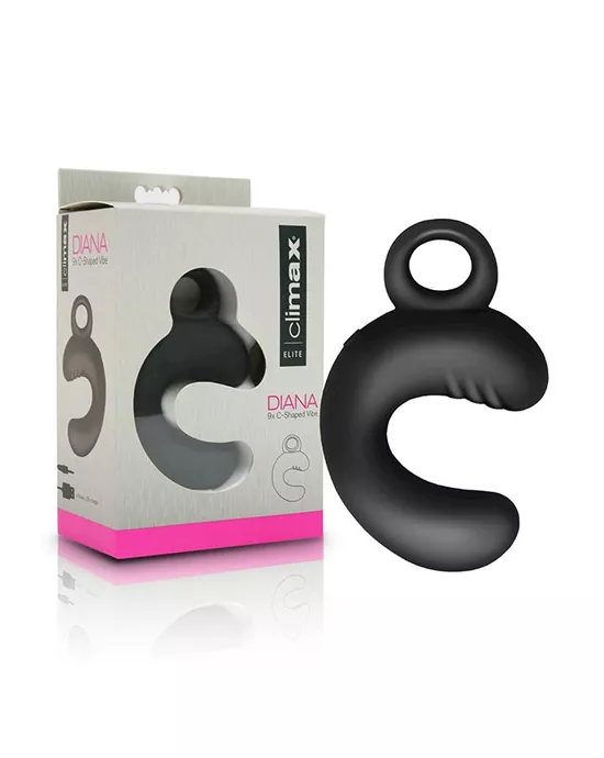 Climax Elite DIANA Rechargeable 9x C-Shaped Vibe
