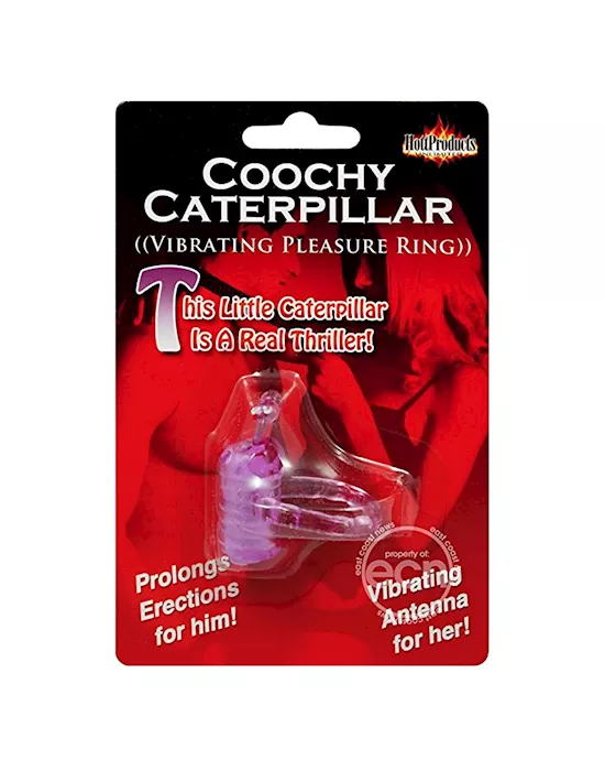 Horny Honey Vibro Ring Coochy Caterpillar Purple