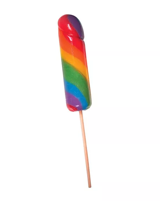 Rainbow Jumbo Cock Pops 6 pices