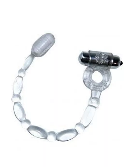 Hung- Deep Snake Cock Ring and Anal Bead