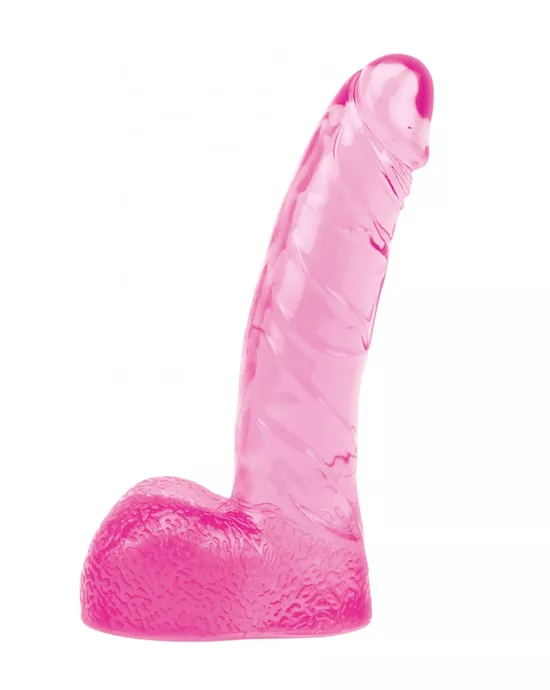 Wet Dreams Crystal Stallion Dildo with Balls