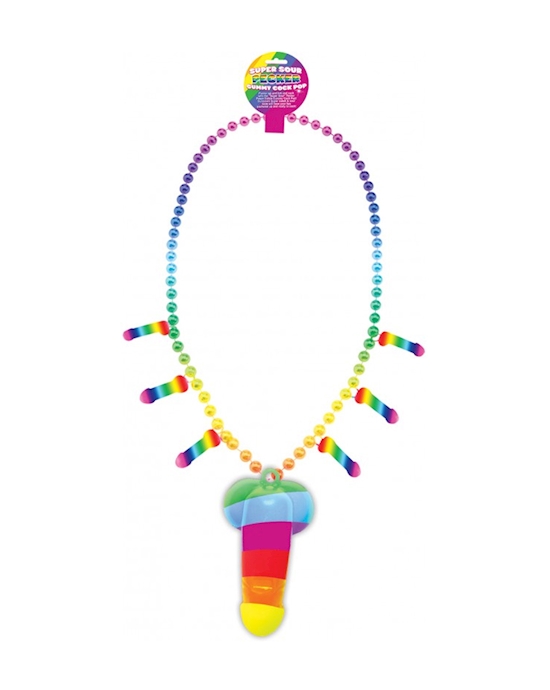 Rainbow Pecker Whistle Necklace