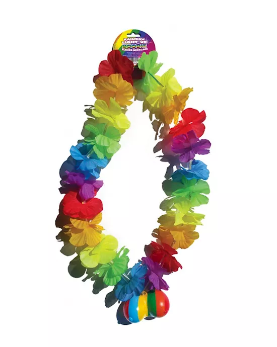 Light Up Flower Boobie Necklace