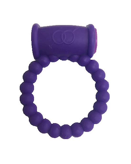 Pearl Necklace Vibrating Cock Ring