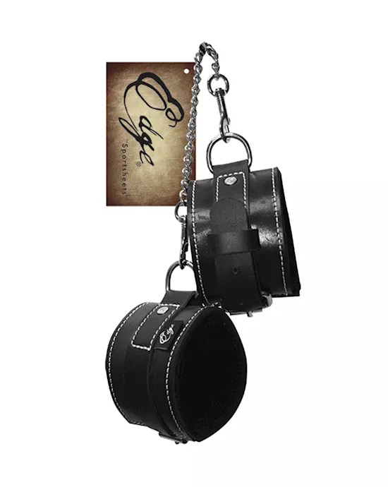 Sportsheets Edge Leather Wrist Restraints