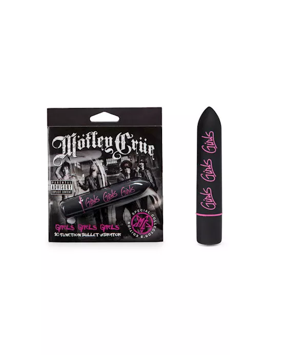 Motley Crue Girls Girls Girls 10 Function Bullet Vibrator