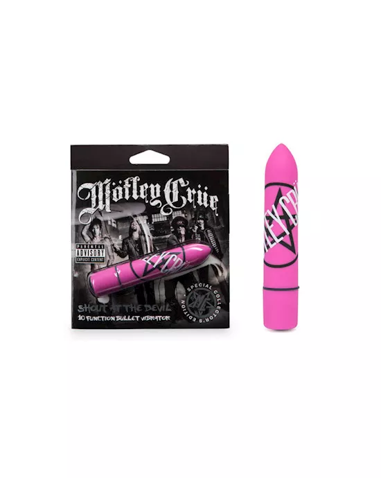Motley Crue Shout at the Devil 10 Function Bullet Vibrator