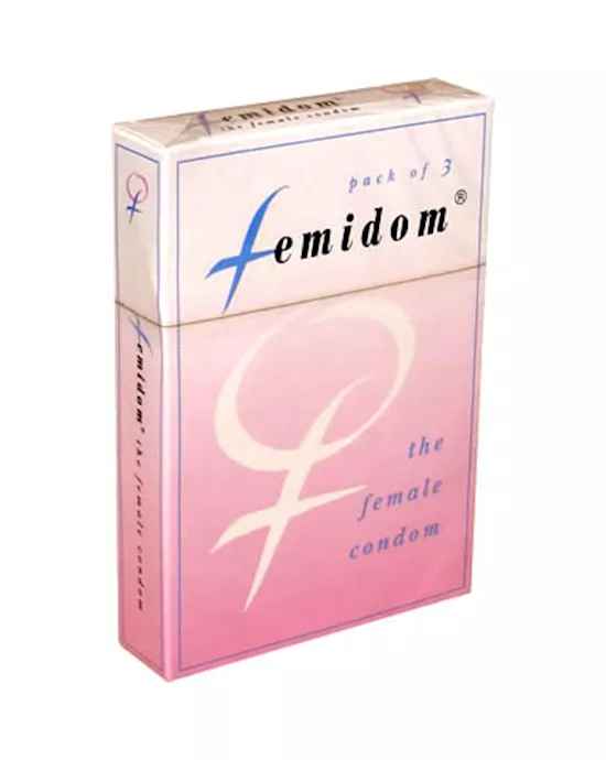 Femidom Female Condom 3 Pcs