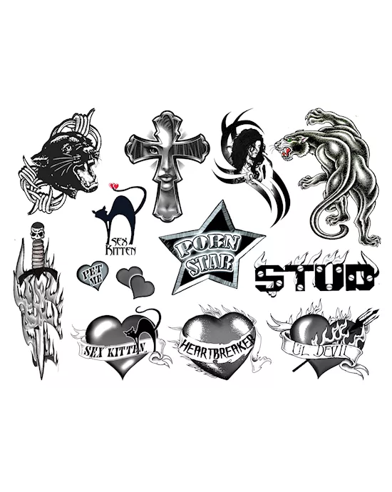 Tattoo Set Get Naughty Party