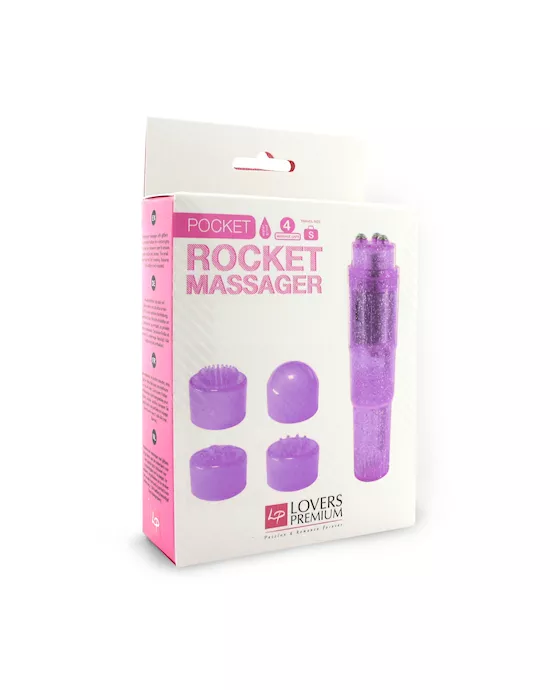 LoversPremium Pocket Rocket Massager Purple