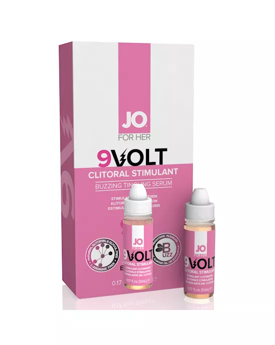 System JO 9Volt Clitoral Serum Buzzing 5 ml