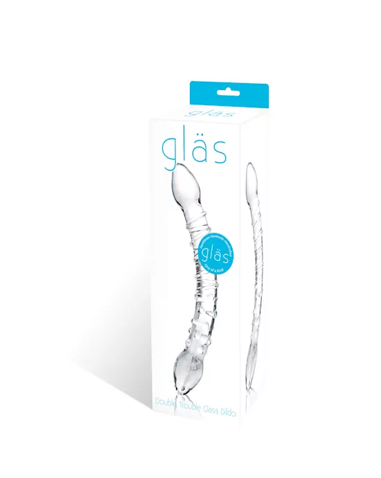 Glas Double Trouble Glass Dildo