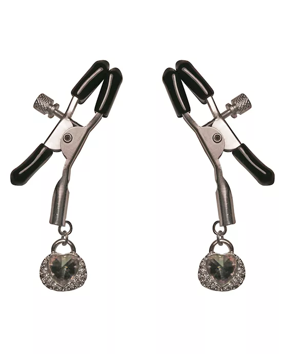 Sexperiments Precious Heart Nipple Clips