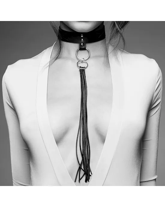 Bijoux Indiscrets Maze Tassel Chocker Black