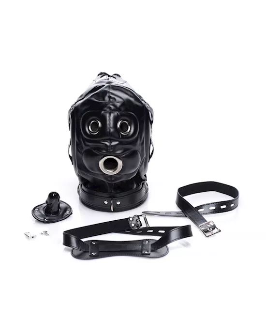 Bondage Hood With Penis Gag