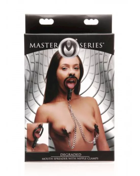 Degraded Mouth Spreader with Nipple Clamps