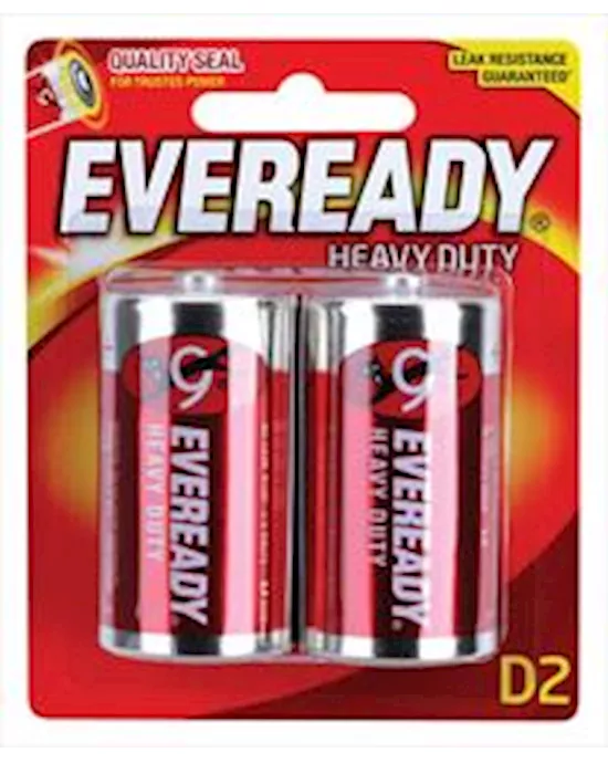 Eveready Heavy Duty D 2 Pack
