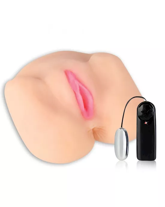 Vibrating Spread Eagle Pussy & Ass