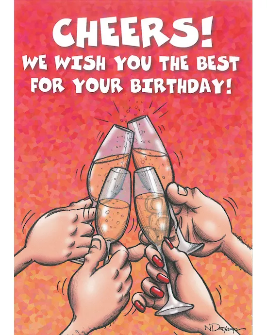CHEERS WE WISH YOU