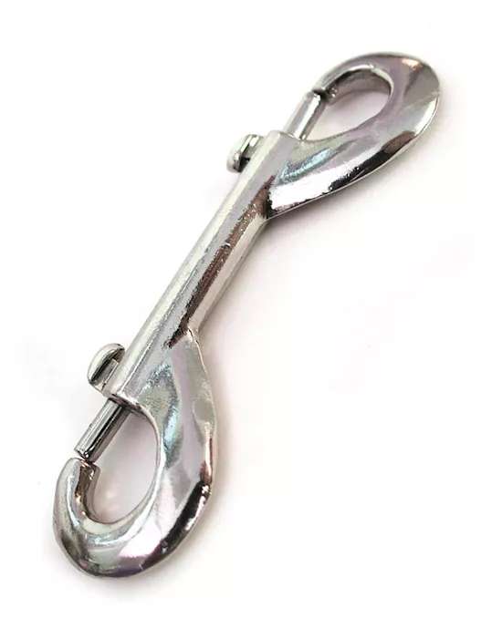 Nickel-plated Snap Hooks 4pack