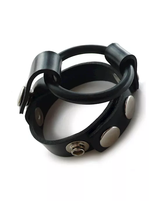 Snap On Ball Splitting Cock Harness Rubber