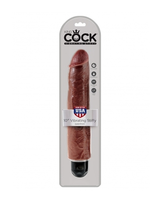 King Cock 10 In Vibrating Stiffy