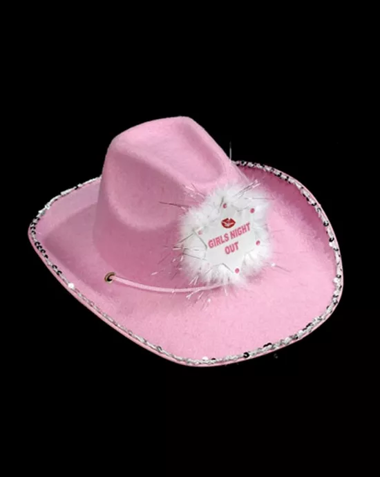 Girls Night Out Cowgirl Hat