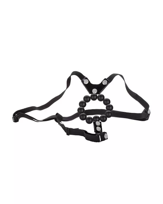 Lover's Thong With Stroker Beads