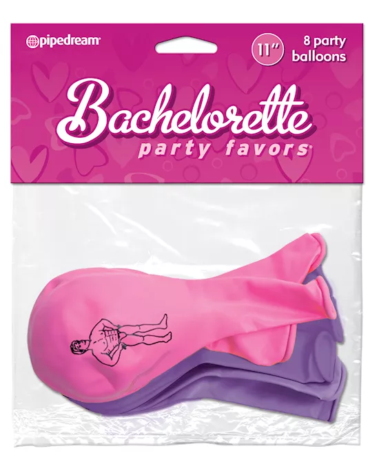 BP 11 INCH PARTY BALLOONS 8 PC