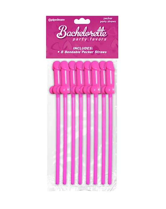 Bachelorette Party Favors Bendable Pecker Straws
