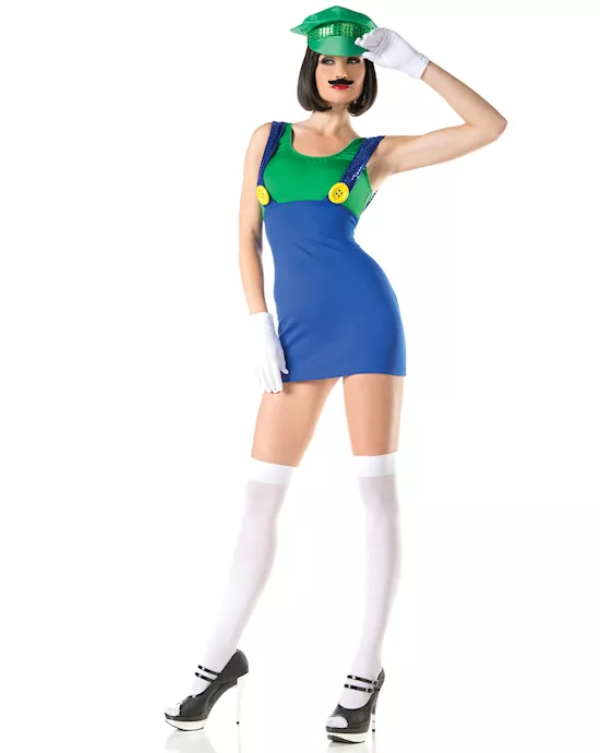3 Piece  Sexy Miss Lingui  Costume