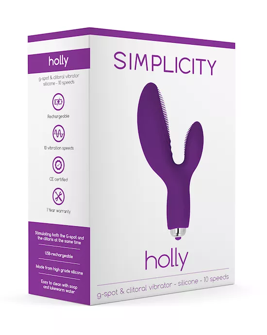 HOLLY G-spot   clitoral vibrator