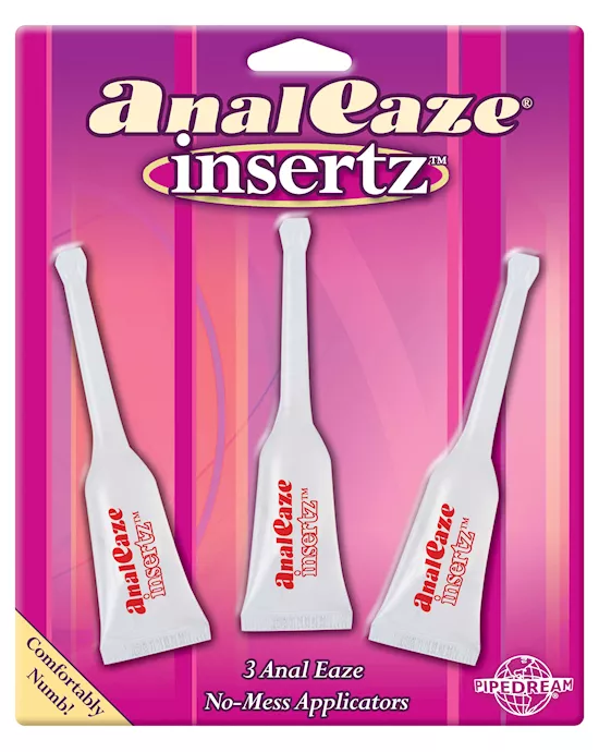 Insertz Anal Eaze 10ml 3 Pk