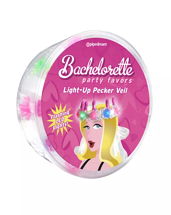 Bachelorette Party Favors Pecker Light-Up Veil