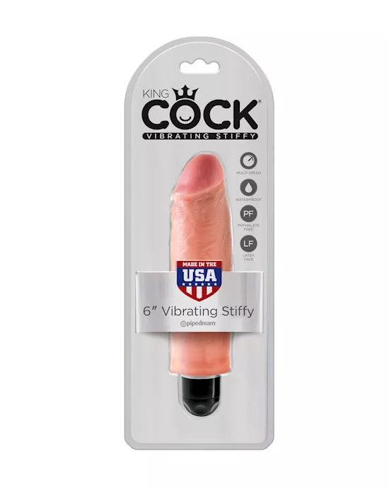 King Cock 6 in Vibrating Stiffy