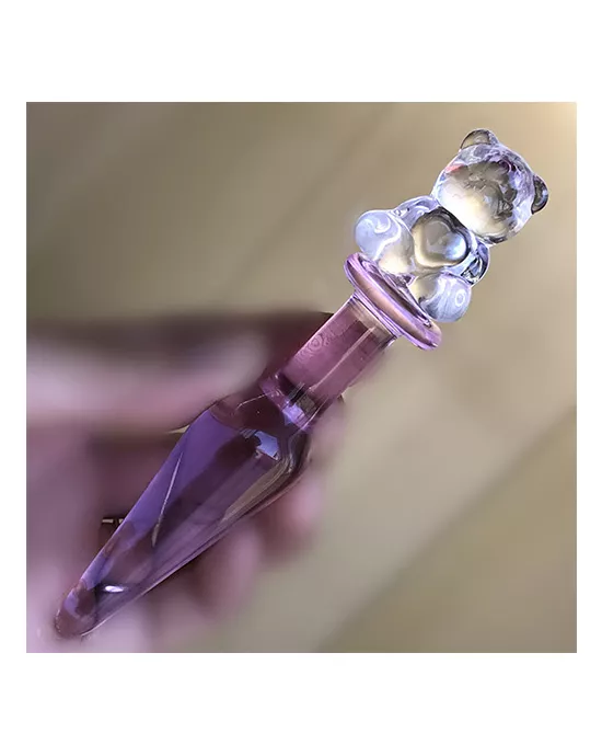 Teddy Teaser Glass Toy