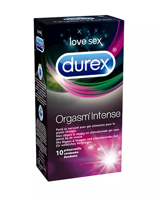 Durex Intense Orgasmic Condoms 10 Pcs