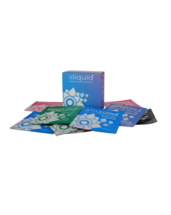 Sliquid Naturals Lube Cube -12 Sachet Sample Pack