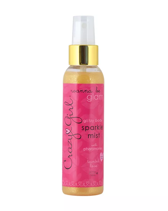 Crazy Girl Wanna Be Glam Glitzy Body Sparkle Mist