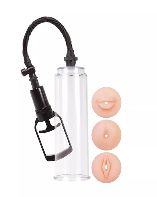 Adam & Eves Triple Play Pleasure Pump Pro