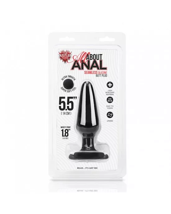 Seamless Silicone Butt Plug 5.5