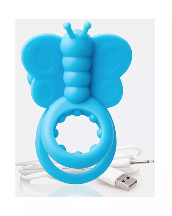Charged Monarch Wearable Butterfly Cock Ring Vibe