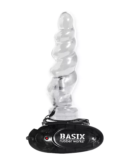 Basix 7 INCH Vibrating Swirl Clear