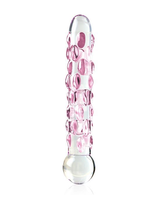 Icicles Hand Blown Glass Massager No 7