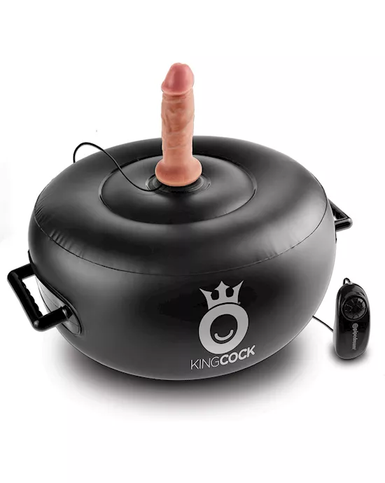 King Cock Vibrating Inflatable Hot Seat